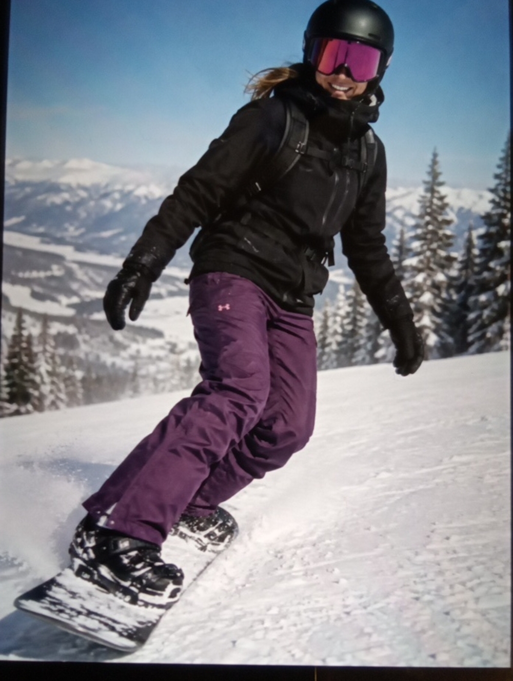 Under Armour Womens Coldgear Infrared Fader Snow Pants Primaloft Gorpcore S